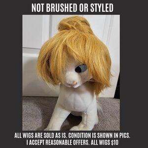 Anogol Brand Amazon Tinkerbell Cosplay Costume Wig